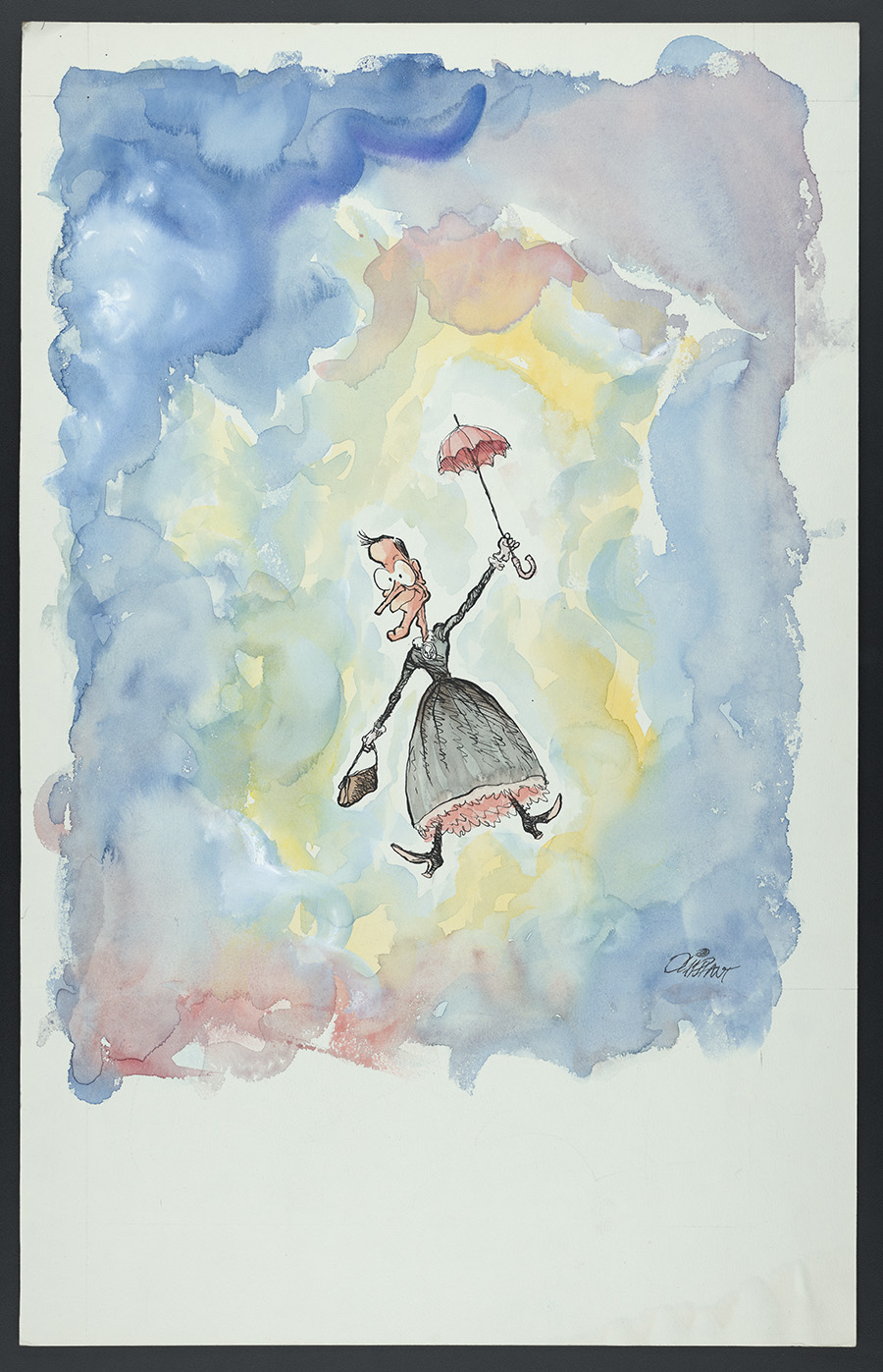 George H. W. Bush as Mary Poppins