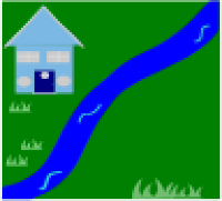 A raster image demonstrating gridded texture