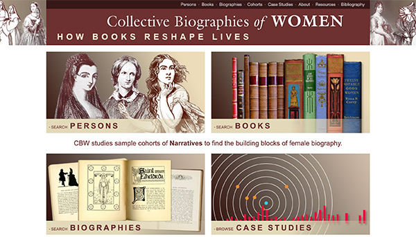 Collective Biographies of Women page