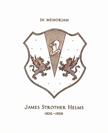 James Strother Helms, 1926-1959. A representation of a Coat of Arms.