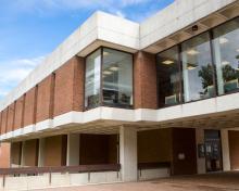 Exterior view of Fisk Kimball Library