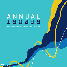 Abstract drawing with words Annual Report 2020